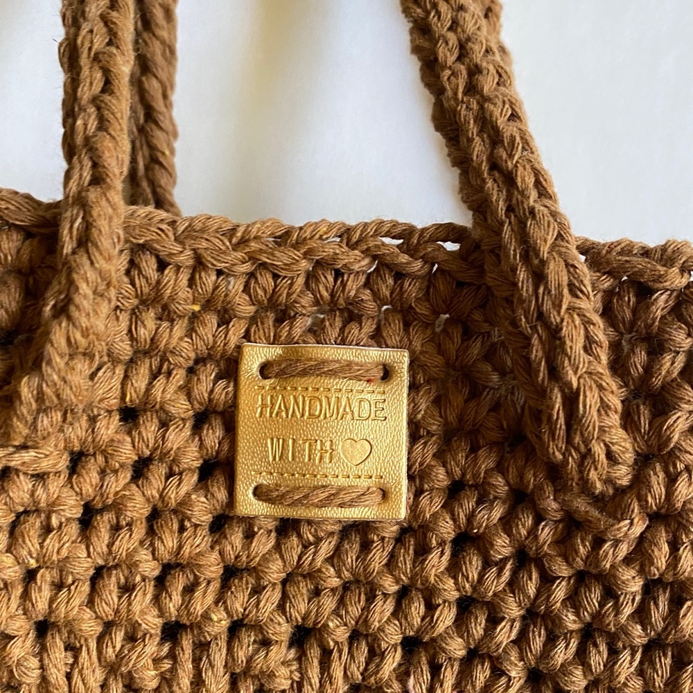 Handmade Crochet Shoulder Bag - Picture 2 of 8
